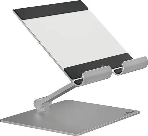 DURABLE Tablethalterung TABLET STAND RISE 894023 Zusammenklappbar Silber