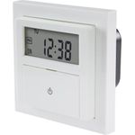 Sygonix SY-4504968 Unterputz-Timer digital Wochenprogramm 1800 W Countdown-Funktion, inkl. Aufputzrahmen, START/STOPP-Funktion, Programmierfunktion (SY-4504968)