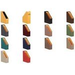 RHODIA Stehsammler RHODIARAMA, DIN A4, beige Außenseite aus italienischem Kunstleder, orangefarbene - 1 Stück (318835C)