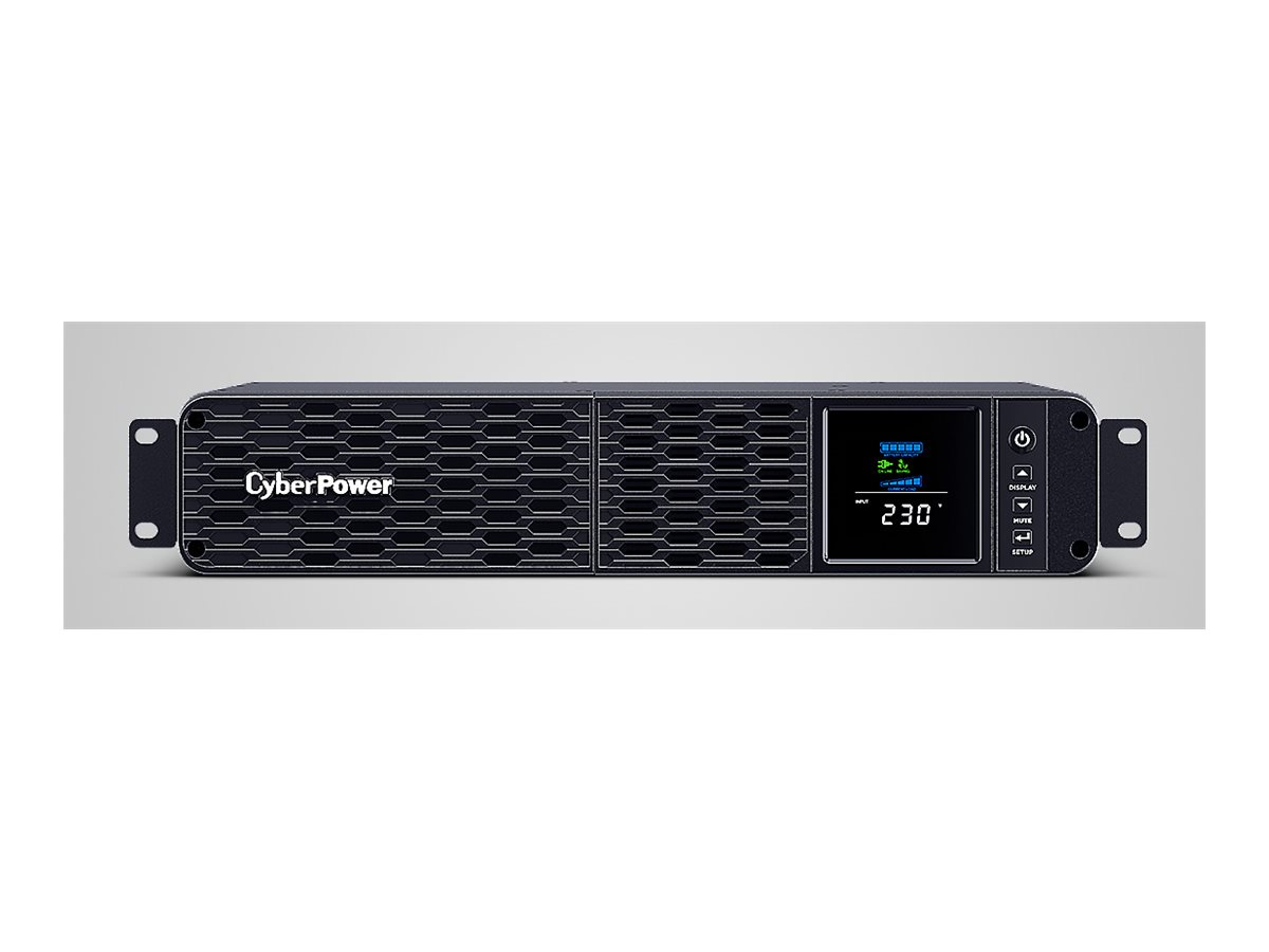 CyberPower PFC Sinewave (E) Series CP2000EIPFCRM2U 2000 VA 1200 W 2U Rack-USV Schwarz