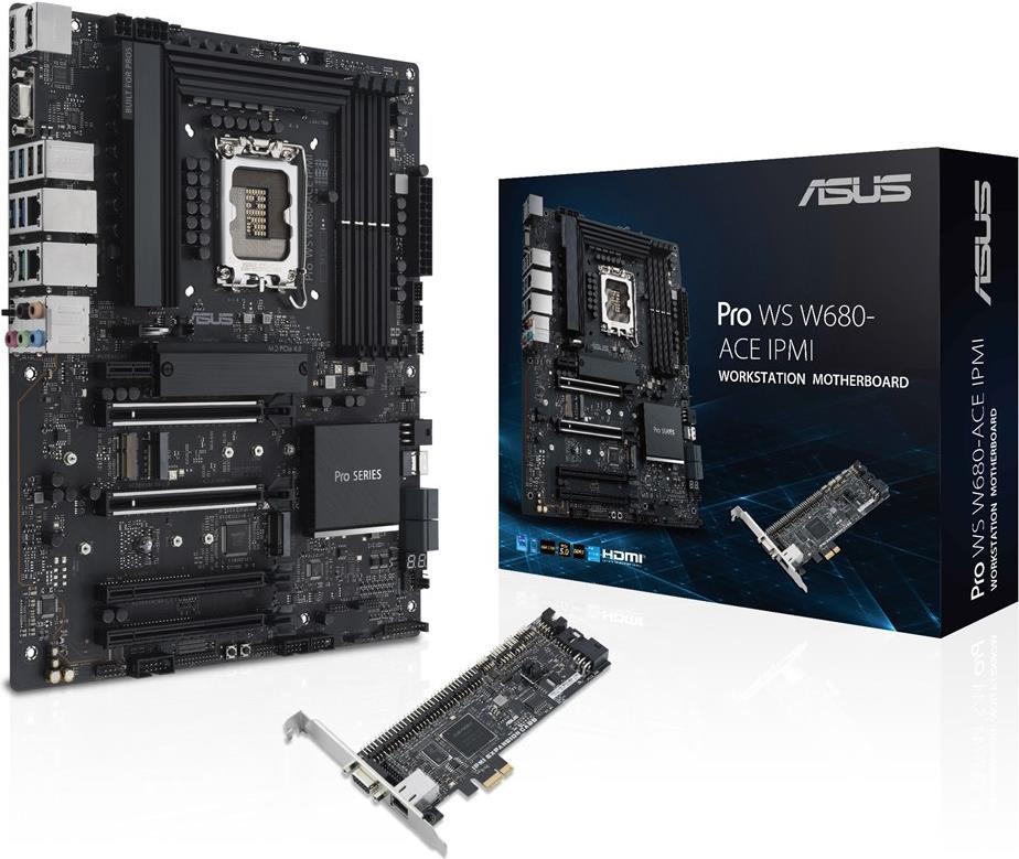 ASUS Pro WS W680-ACE IPMI Mainboard LGA 1700 Intel W680 DDR5 ATX