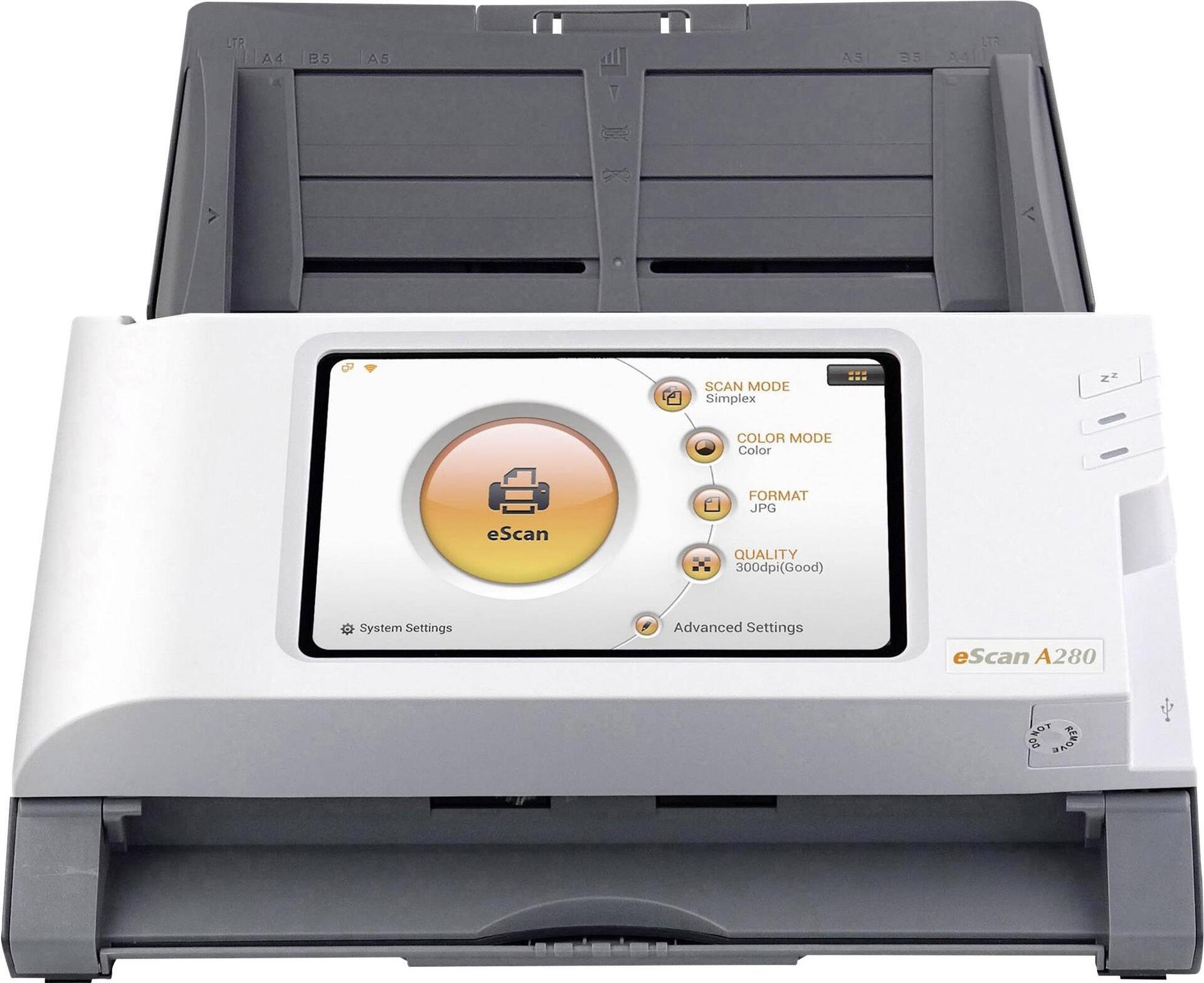 Plustek eScan A280 Essential Dokumentenscanner Schwarz, Weiß