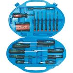 Brüder Mannesmann 11242 Schraubendreher-Satz 42tlg. Abtrieb Schlitz/Kreuzschlitz-PH/PZ/Innen-Sechska (11242)