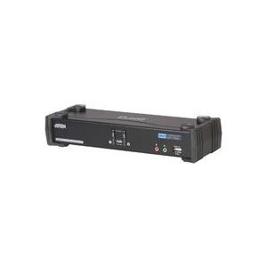 ATEN DVI Dual Link KVM Switch USB + DVI + Audio, 2-fach mit USB 7.1 Sourround Sound Audio, integrierter USB 2.0 Hub (CS1782A)