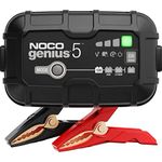 NOCO GENIUS5 5A Batterieladegerät für 6V/12V Batterien mit Wartungs- und Entschwefelungsfunktion (GENIUS5EU)