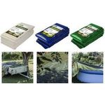 AGRIplus Gewebeplane mit Ösen, 4 x 6 m, blau, 250 g/qm aus HDPE & LDPE, beidseitige Folienbeschichtung, - 1 Stück (17234062)