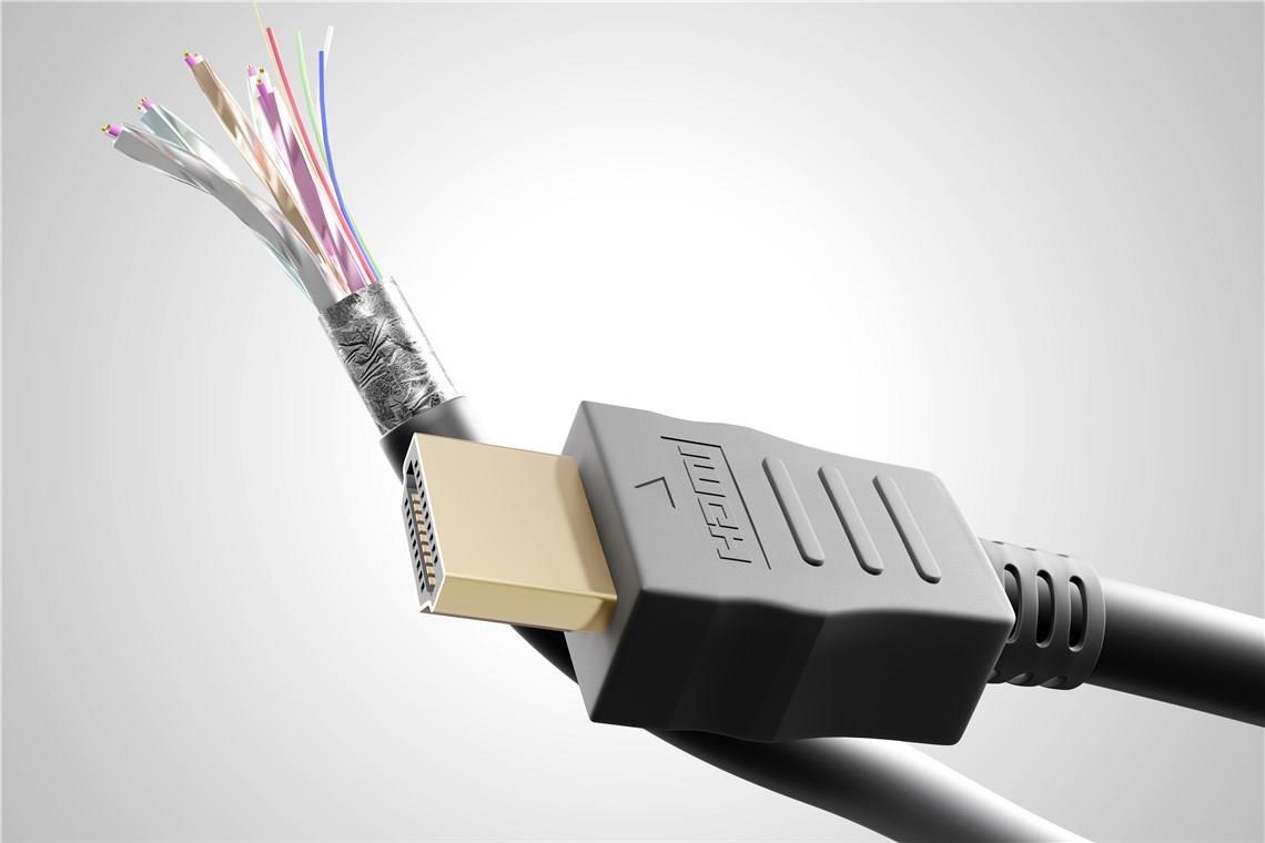 Goobay High-Speed-HDMI™-Kabel mit Ethernet (Ferrite) (61301)