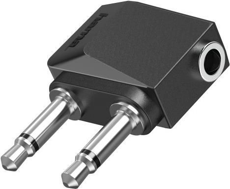 Hama Audio-Adapter, 2x 3,5-mm-Klinken-St. Mono - 3,5-mm-Klinken-Kuppl. Stereo (00205192)