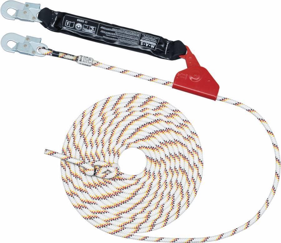 MAS Mitlaufendes Auffanggerät MAS SK 12 EN353-2 L.1,4m Seil-D.12mm (31841-HUB)