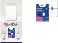 Avery 4834XL Ausweisehülle/ -halter Namensschild-Halterung Polyester 50 Stück(e) (4834XL)