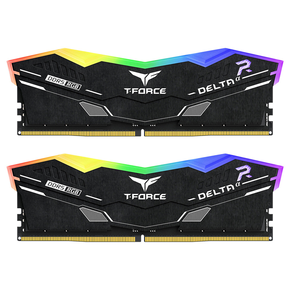 T-FORCE DELTAα RGB DDR5 32 GB RAM 2 x 16 GB 6000 MHz CL30 Schwarz