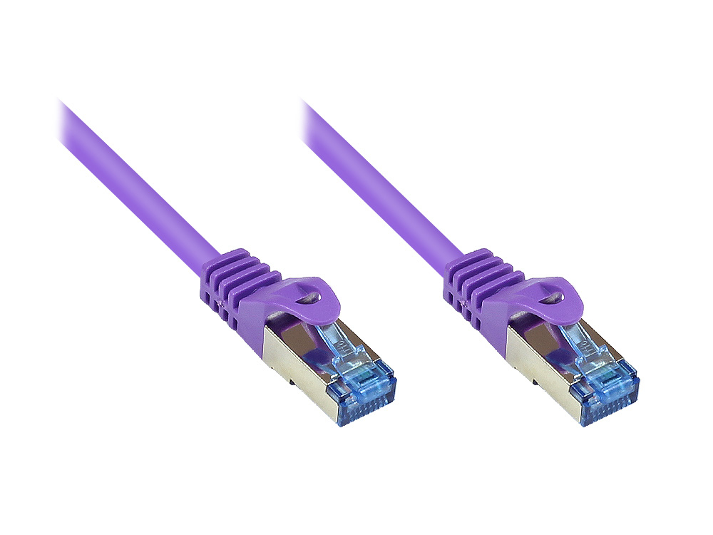Good Connections RNS Patchkabel Cat. 6A S/FTP PIMF halogenfrei 500 MHz 5 m Violett