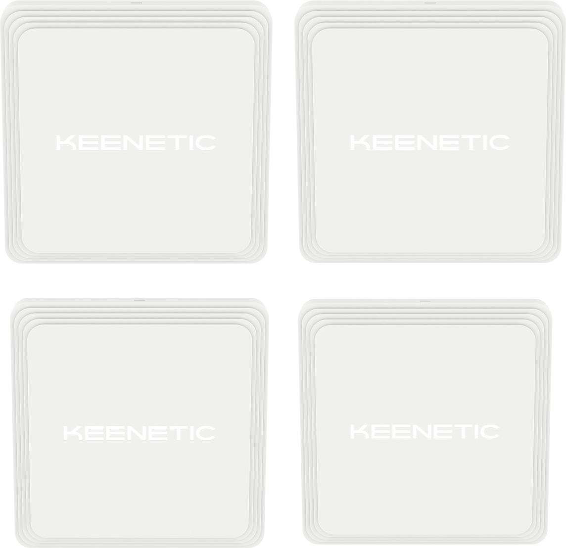 KEENETIC Voyager Pro 4-Pack KN-3510-41EN AX1800 Mesh Wi-Fi 6 Router/Extender/AP (KN-3510-41EN)