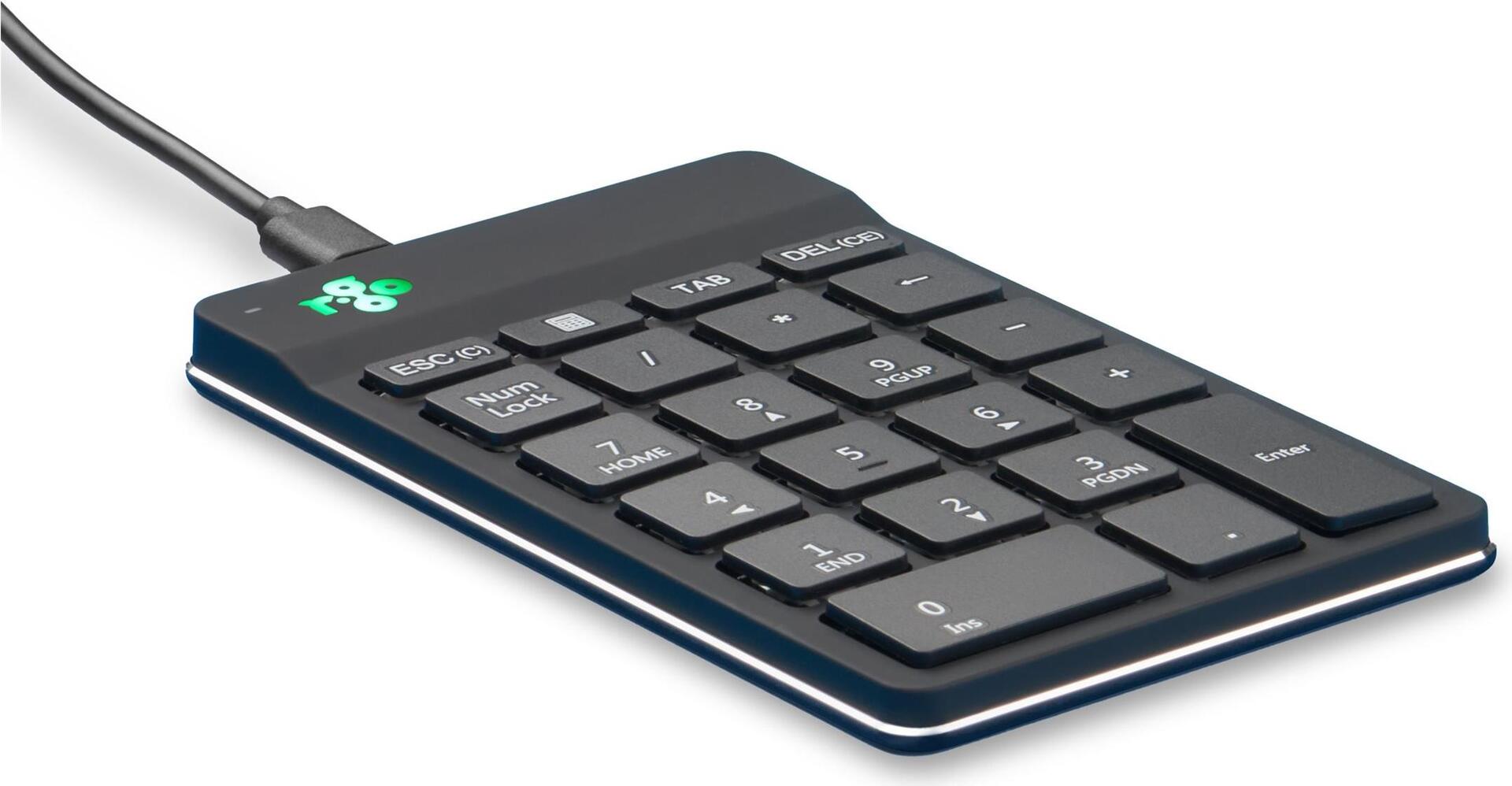 R-Go Numpad Break Compact USB-C Schwarz