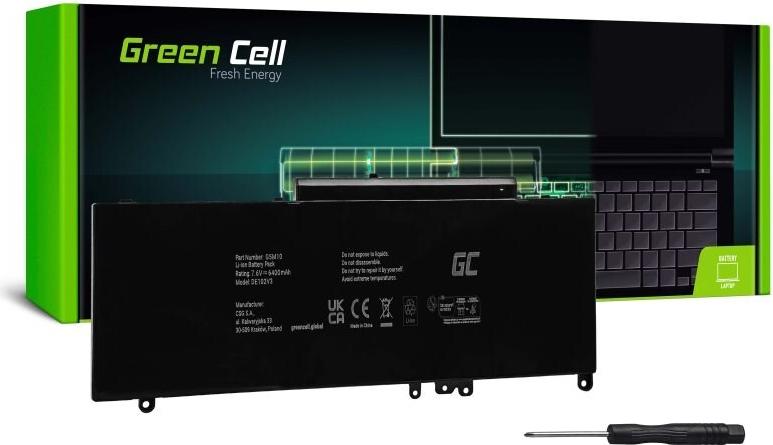 Green Cell Notebook-Akku GC-DE102V3 7.6 V 6200 mAh Dell (GC-DE102V3)