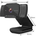 Conceptronic AMDIS 2K-Super-HD-Autofokus-Webcam mit Mikrofon (AMDIS02BNEUEVERSION)