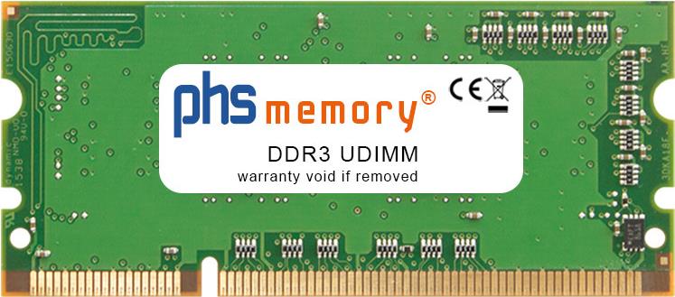 PHS-memory 1GB RAM Speicher kompatibel mit Kyocera Ecosys PA5000x DDR3 UDIMM 1866MHz PC3L-14900U (SP518585)