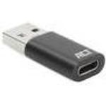 ACT USB-A-Stecker auf USB-C-Buchse-Adapter - Adapter (AC7376)