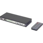 SpeaKa Professional 6 Port HDMI-Matrix-Switch mit Picture in Picture-Funktion, mit Fernbedienung 3840 x 2160 Pixel