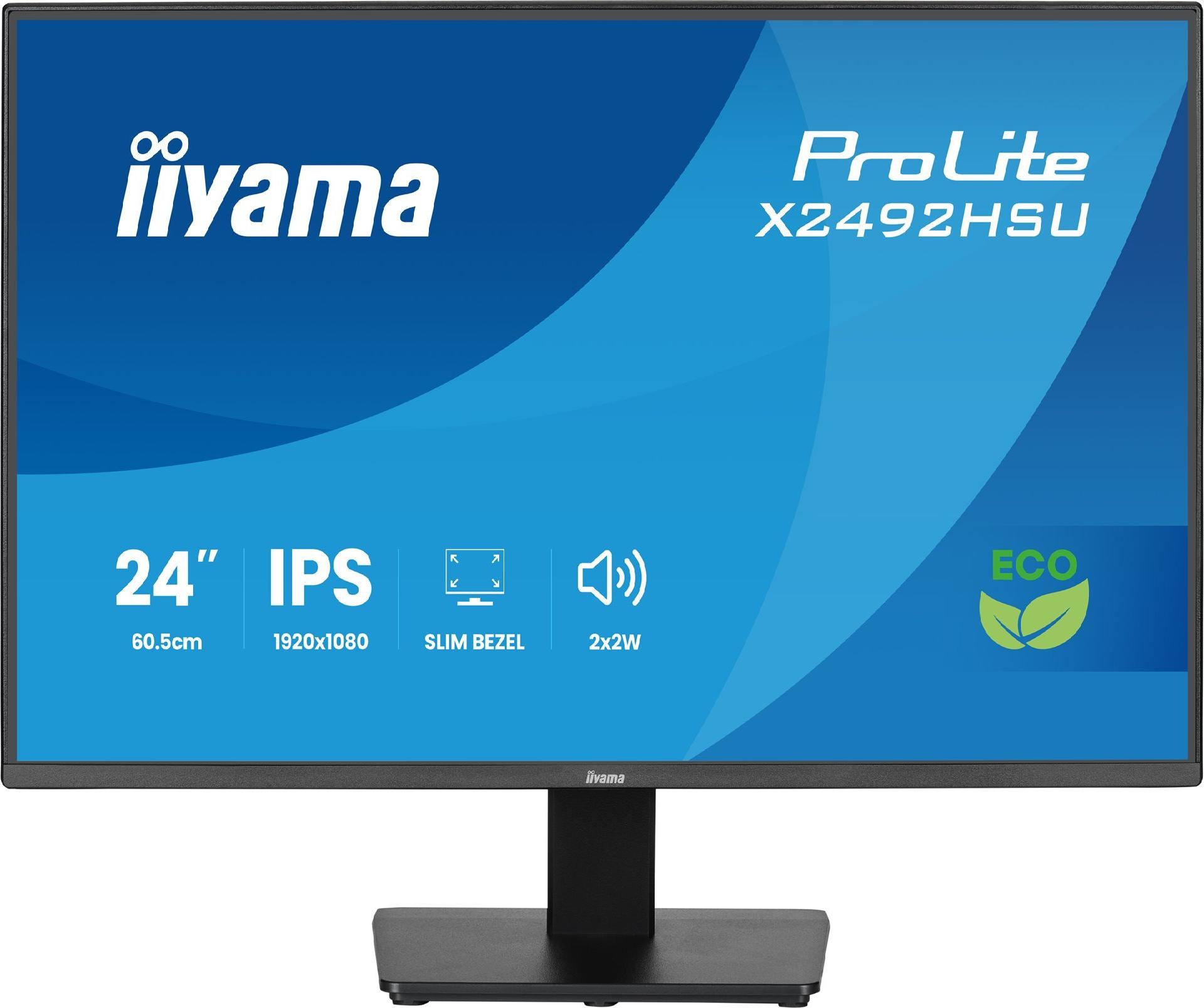 iiyama ProLite X2492HSU-B1 24" IPS 1920 x 1080 120 Hz Mattschwarz