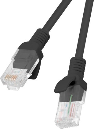 Lanberg PCU5-10CC-1000-BK Netzwerkkabel Schwarz 10 m Cat5e U/UTP (UTP) (PCU5-10CC-1000-BK)