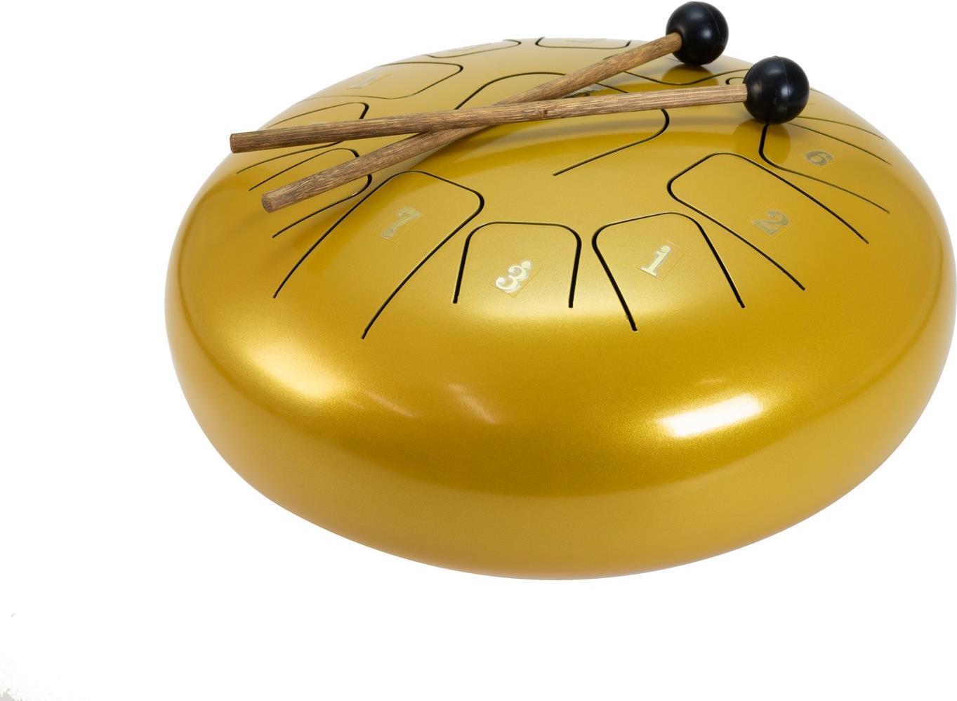 DIMAVERY TD-12, Steel Tongue Drum, gold (26058337)