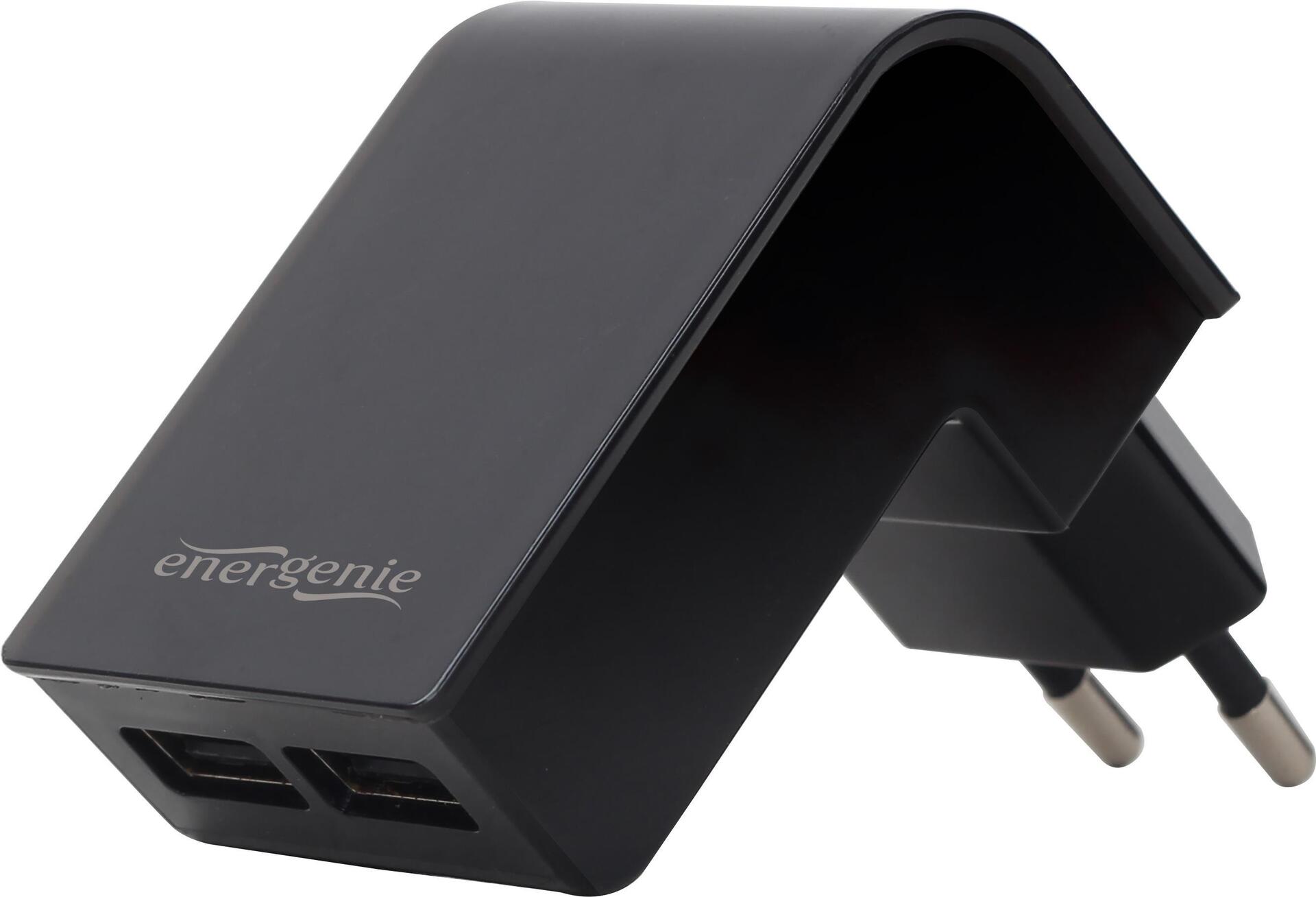 GEMBIRD USB-Autoladegerät 2-Port 5V/2.1A schwarz