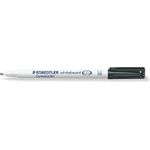 STAEDTLER Lumocolor Whiteboard-Marker 301, schwarz Strichstärke: 1,0 mm, Rundspitze, 8h CAP-OFF, trocken (301-9)