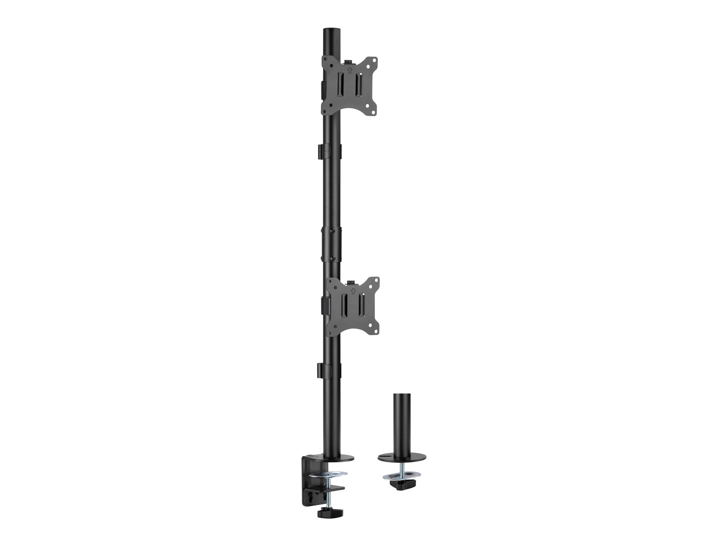 InLine Tischhalterung für 2 LCD-/LED-Displays bis 32" 9kg VESA 100x100 Schwarz