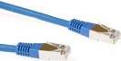 ACT Blue 3 meter LSZH SFTP CAT6 patch cable with RJ45 connectors. Cat6 s/ftp lszh blue 3.00m (FB9603)