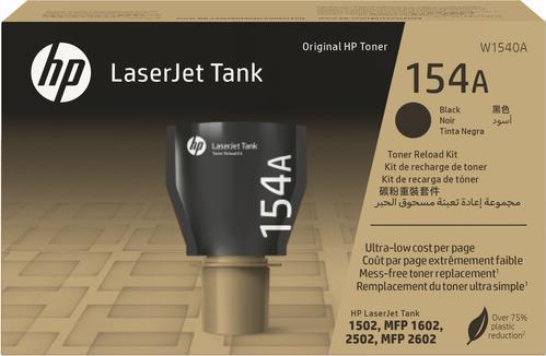 HP 154A Black Original LaserJet Tank Toner Reload Kit (W1540A)