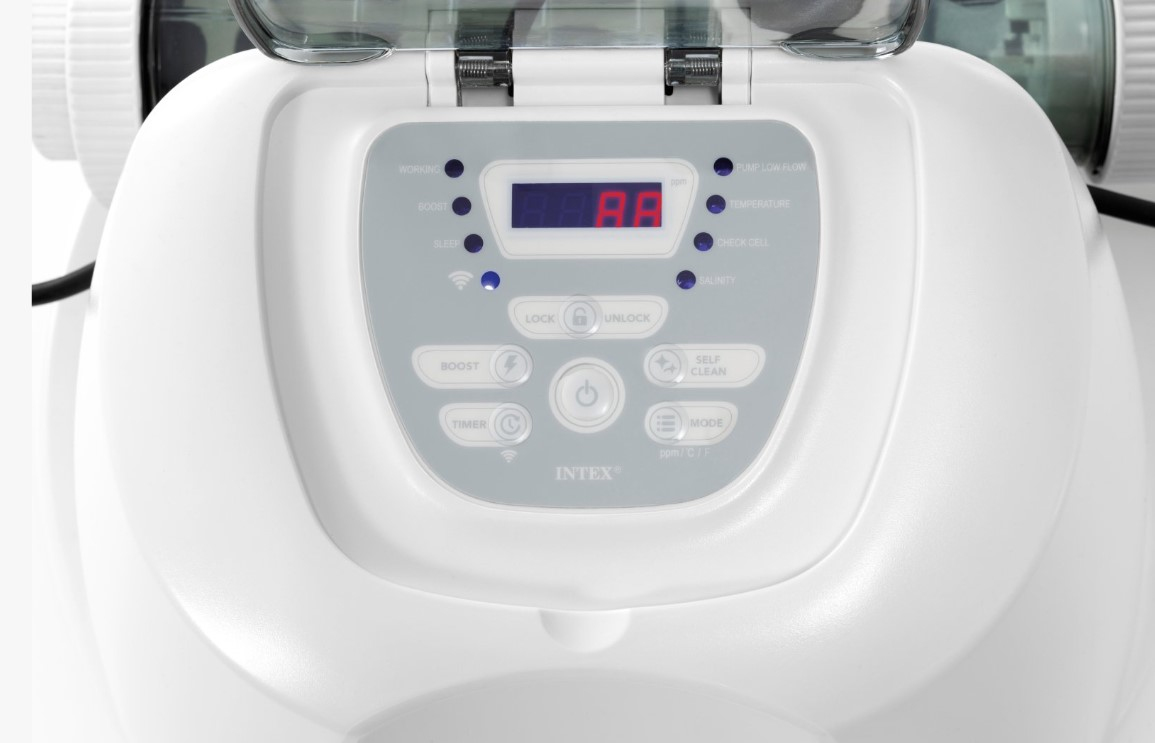 Intex 26690GS Poolpumpe 12112 l/h Weiß