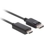 Lanberg CA-DPHD-11CC-0050-BK Kabeladapter DisplayPort HDMI Schwarz (CA-DPHD-11CC-0050-BK)