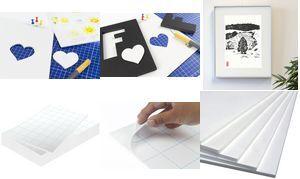 kangaro Foam Board, DIN A3, Stärke: 5 mm, selbstklebend Schaumstoffplatte, matte Papierbeschichtung auf beiden - 1 Stück (K-0075-003-ZK)