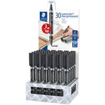 STAEDTLER Lumocolor Permanent-Marker duo, 30er Display schwarz, zwei Spitzen, Strichstärke: 0,6 mm / 1,5 mm, - 1 Stück (348-9 CA30)