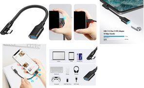 LogiLink USB 3.2 Gen2 Adapterkabel, USB-C (CU0100)