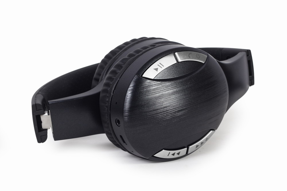 Gembird GMB Audio BTHS-01-BK Bluetooth Kopfhörer mit Mikrofon, ohrumschließend, Schwarz