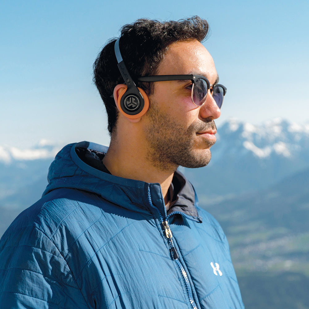 JLab Rewind 2 On-Ear Bluetooth-Kopfhörer Schwarz
