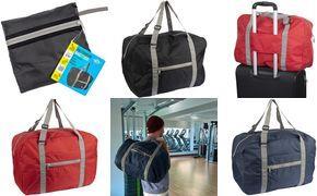 WEDO Gepäcktasche faltbar wasserabweisend Nylon rot (582602)