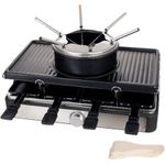 Emerio Raclettegrill,8 Pfannen,Grillplatte antihaft (RG-124930)