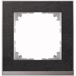 Merten MEG4010-3669. Produktfarbe: Aluminium, Schwarz, Markenkompatibilität: Merten, Material: Stein, Thermoplast (MEG4010-3669)