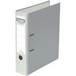ELBA Ordner rado brillant, Rückenbreite: 80 mm, grau DIN A4, Einband außen / innen aus Acrylaten veredeltem (10417 GR)