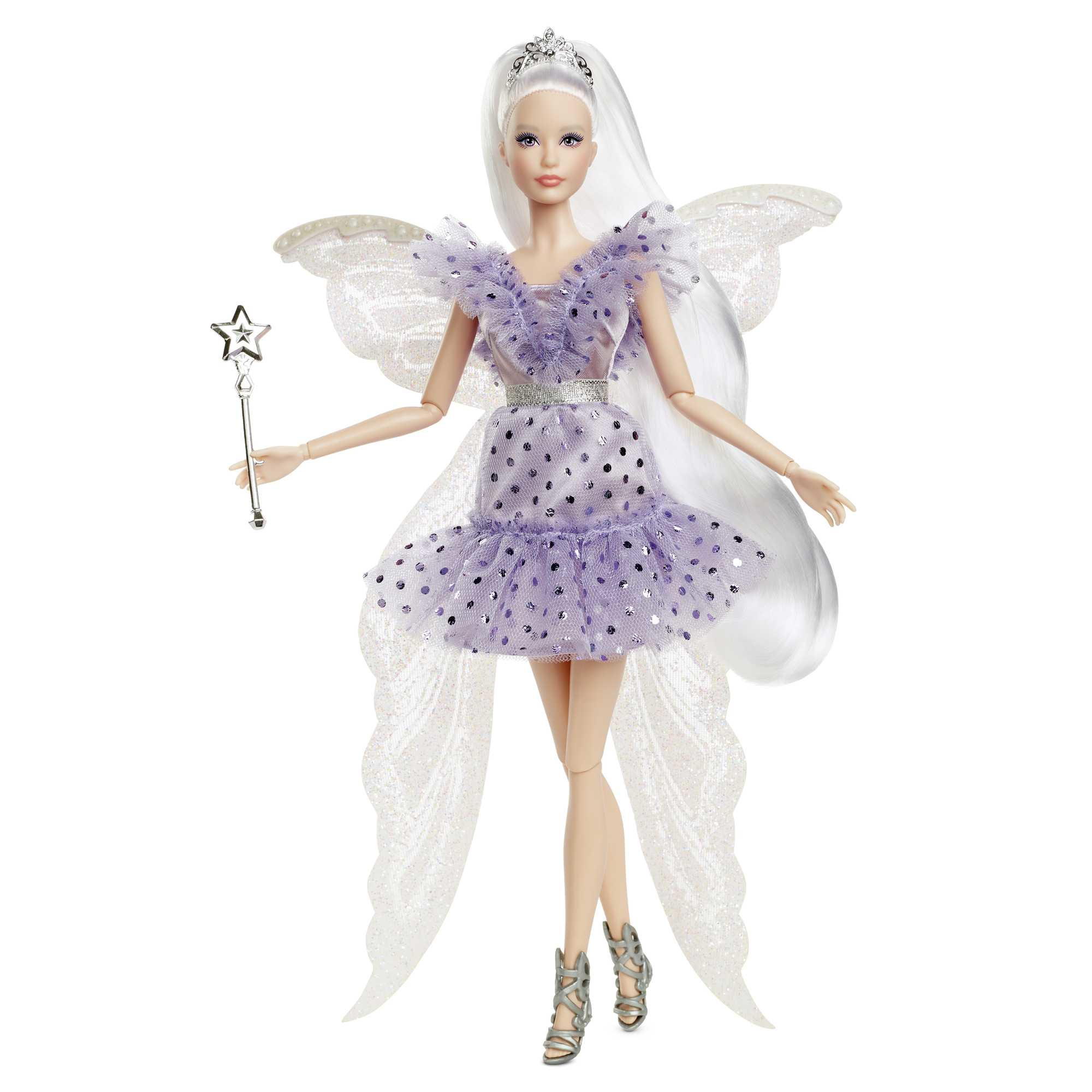 Barbie Signature HBY16 Zahnfee Puppe Lila