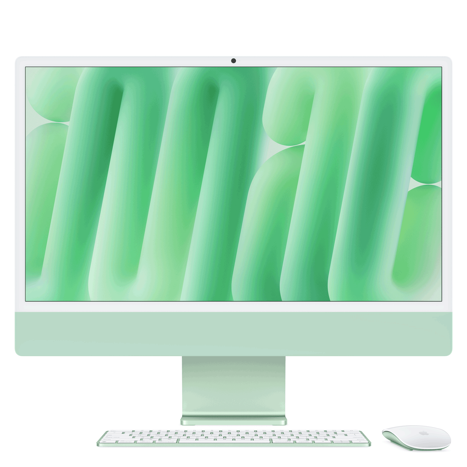 Apple 24-inch iMac with Retina 4.5K display: M4 chip with 10-core CPU and 10-core GPU, 16GB, 512GB SSD - Green (MWV03D/A)