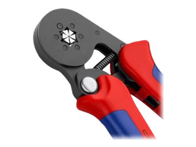 Knipex 97 53 14 Crimpzange Aderendhülsen 0,08 bis 10 mm² Blau, Rot