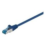 Wentronic Goobay CAT 6a Patchkabel, S/FTP (PiMF), Blau, 5 m - LSZH halogenfrei, Kupfer (93812)