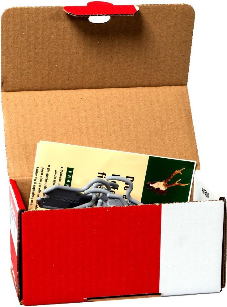 Fischer Gehörnklammer Montage-Kit 73121, 20 Stück, Grau