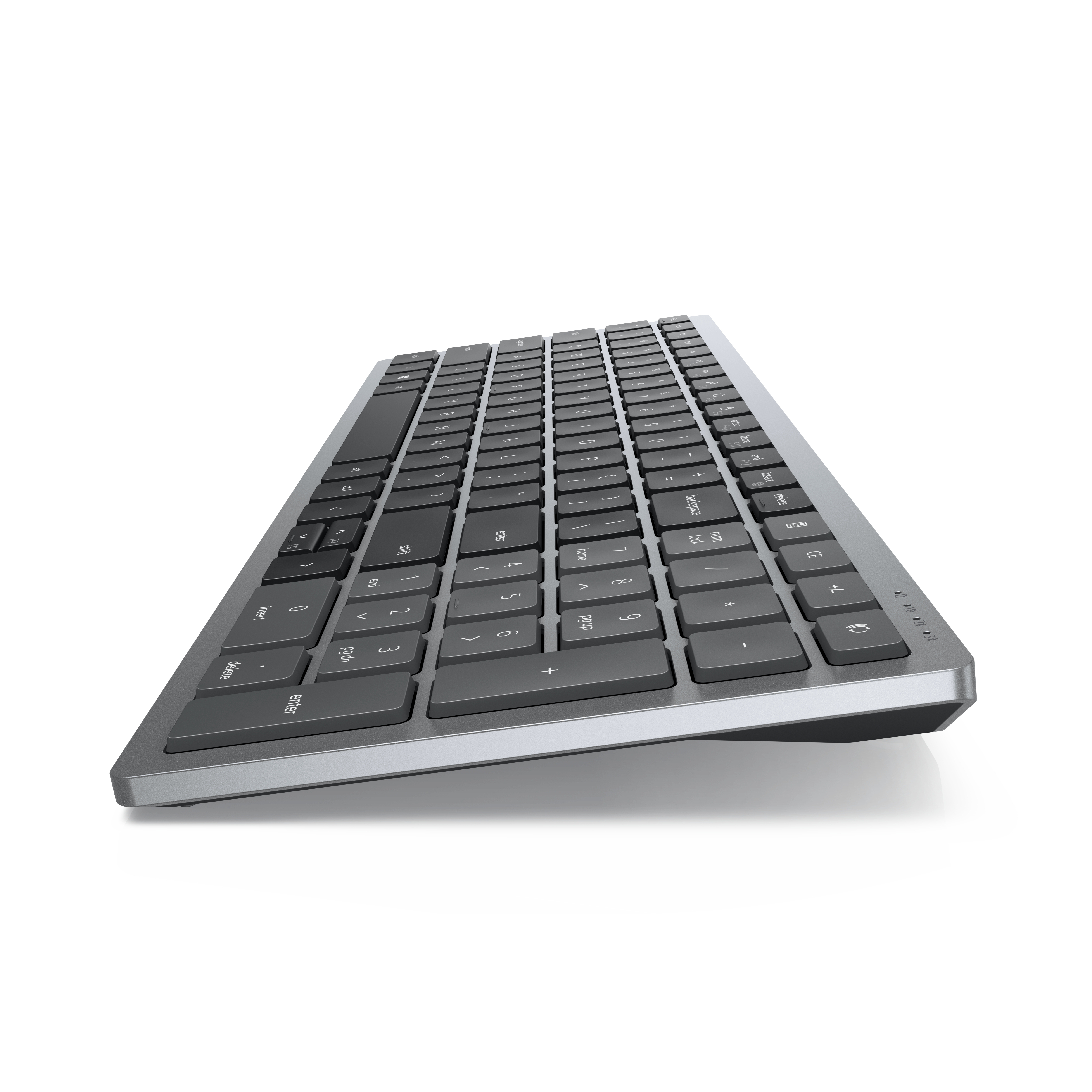Dell KM7120W Tastatur-Maus-Set Bluetooth 2.4 GHz Grau