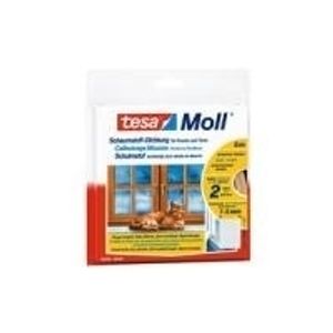 tesa Moll UNIVERSAL Schaumstoff-Dichtung, weiß, 9 mm x 10 m selbstklebend, fü...