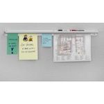 magnetoplan Klemmschiene "Catch-Ball", 1.000 mm, Aluminium für Notizen, Fotos, Zeichnungen, Entwürfe, etc. (210091000)